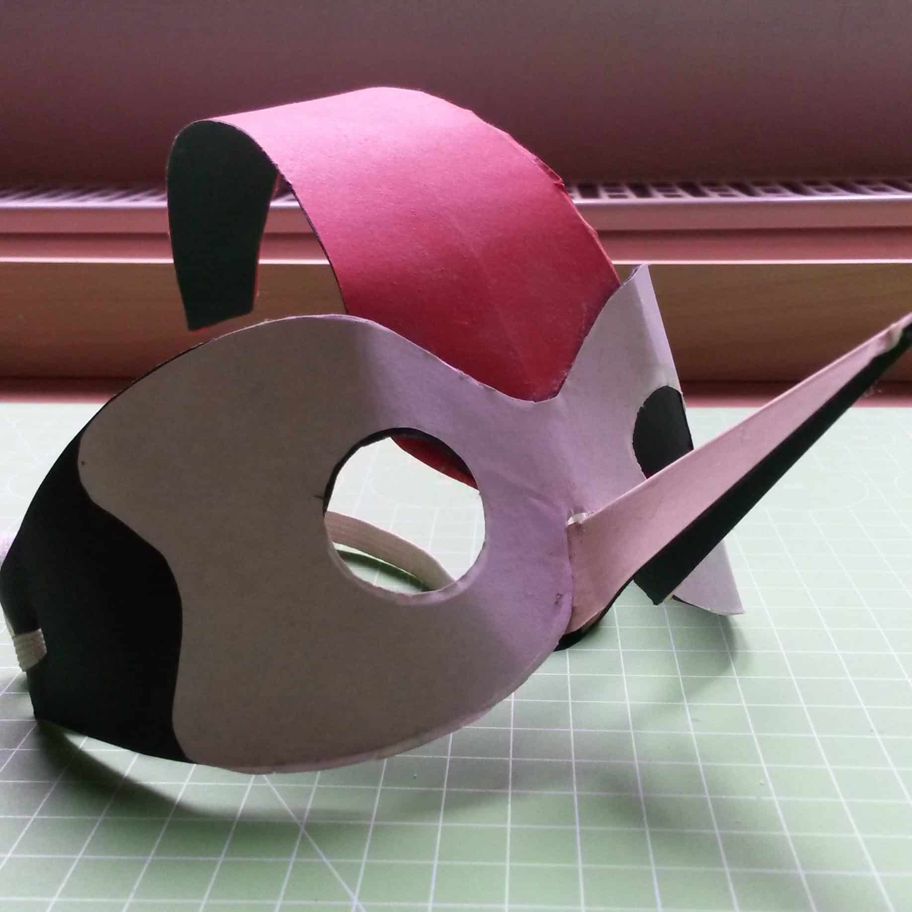 Maske aus Papier