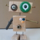 Holzreste Roboter